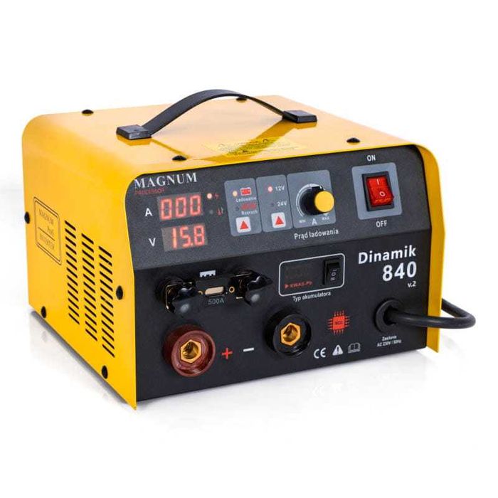 Prostownik rozruch iwertorowy DINAMIK 840 V.2 12/24V 230V MAGNUM