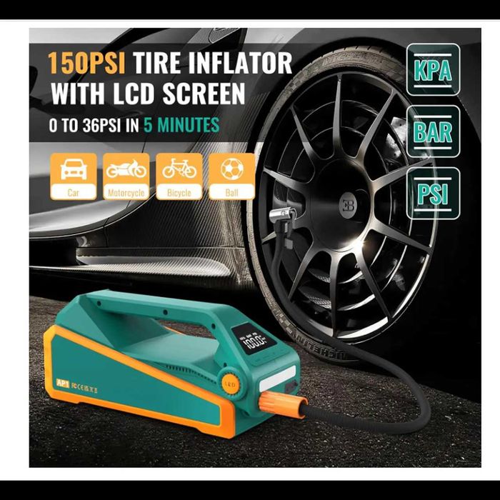 D17- Profissional 4000A jumpstarter 4 compressor de ar de 150 PSI