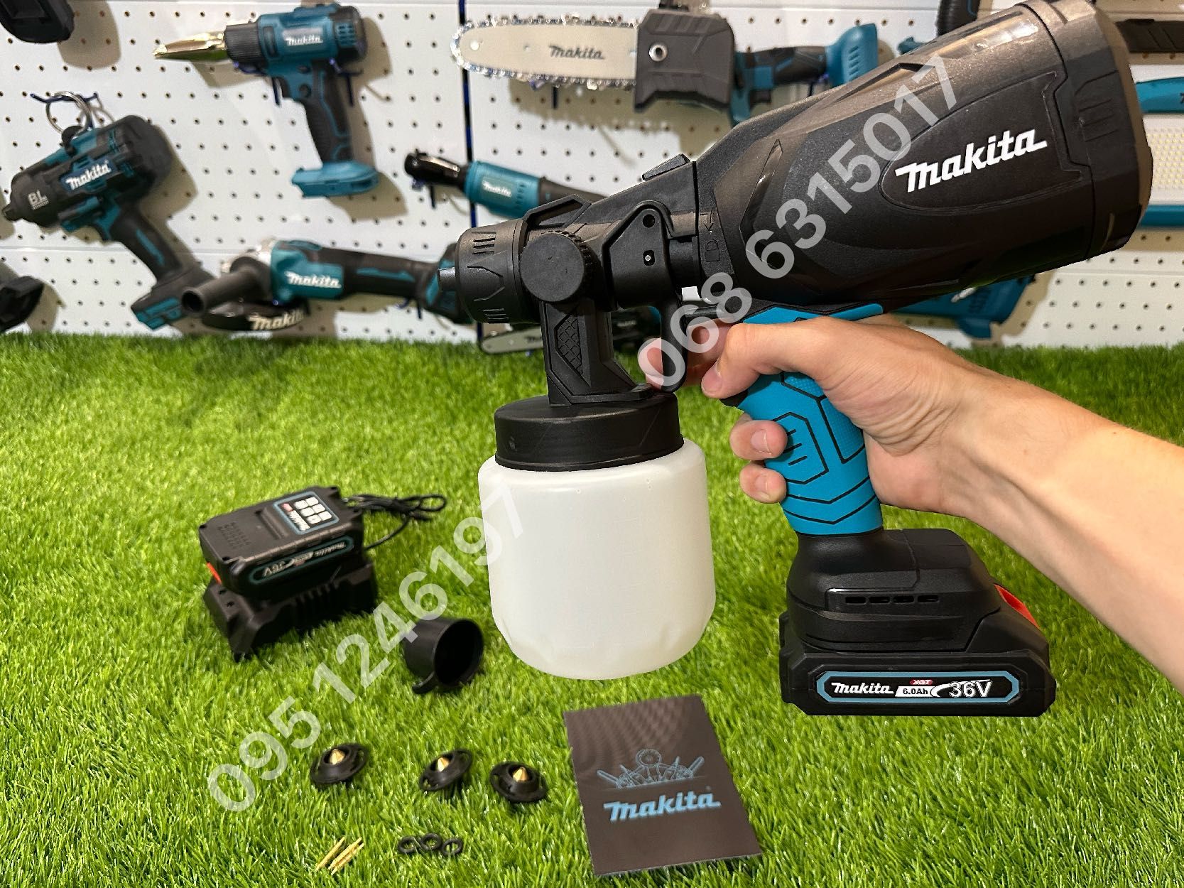 Аккумуляторный Фарбопульт Makita MTW800BL аккумуляторы 6Ah краскопульт