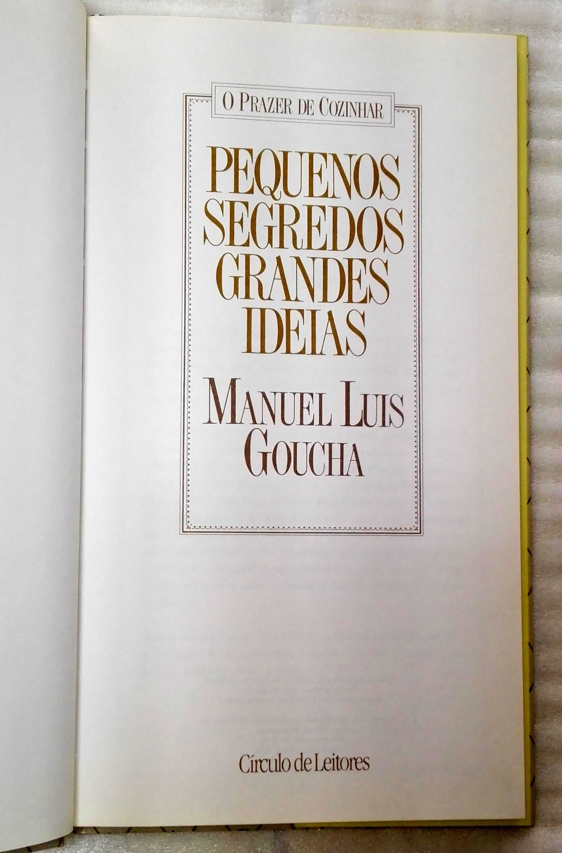 Livro Pequenos Segredos Grandes Ideias