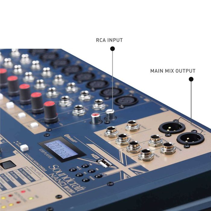 Мікшер SOUNDCRAFT NANO M08BT новий в наявності