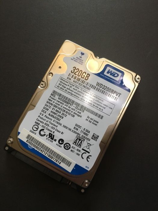 Жесткий диск 2.5 sata 320 GB WD3200BPVT