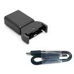 Carregador USB-C para pilhas botão de lítio + cabo USB