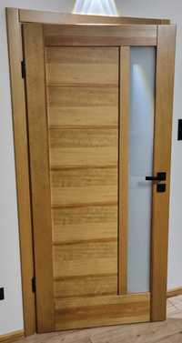 drzwi drewniane wewnętrzne, sosnowe, dębowe, jesionowe, białe