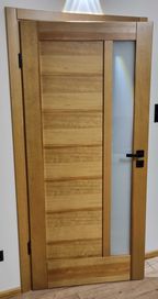 drzwi drewniane wewnętrzne, sosnowe, dębowe, jesionowe, białe