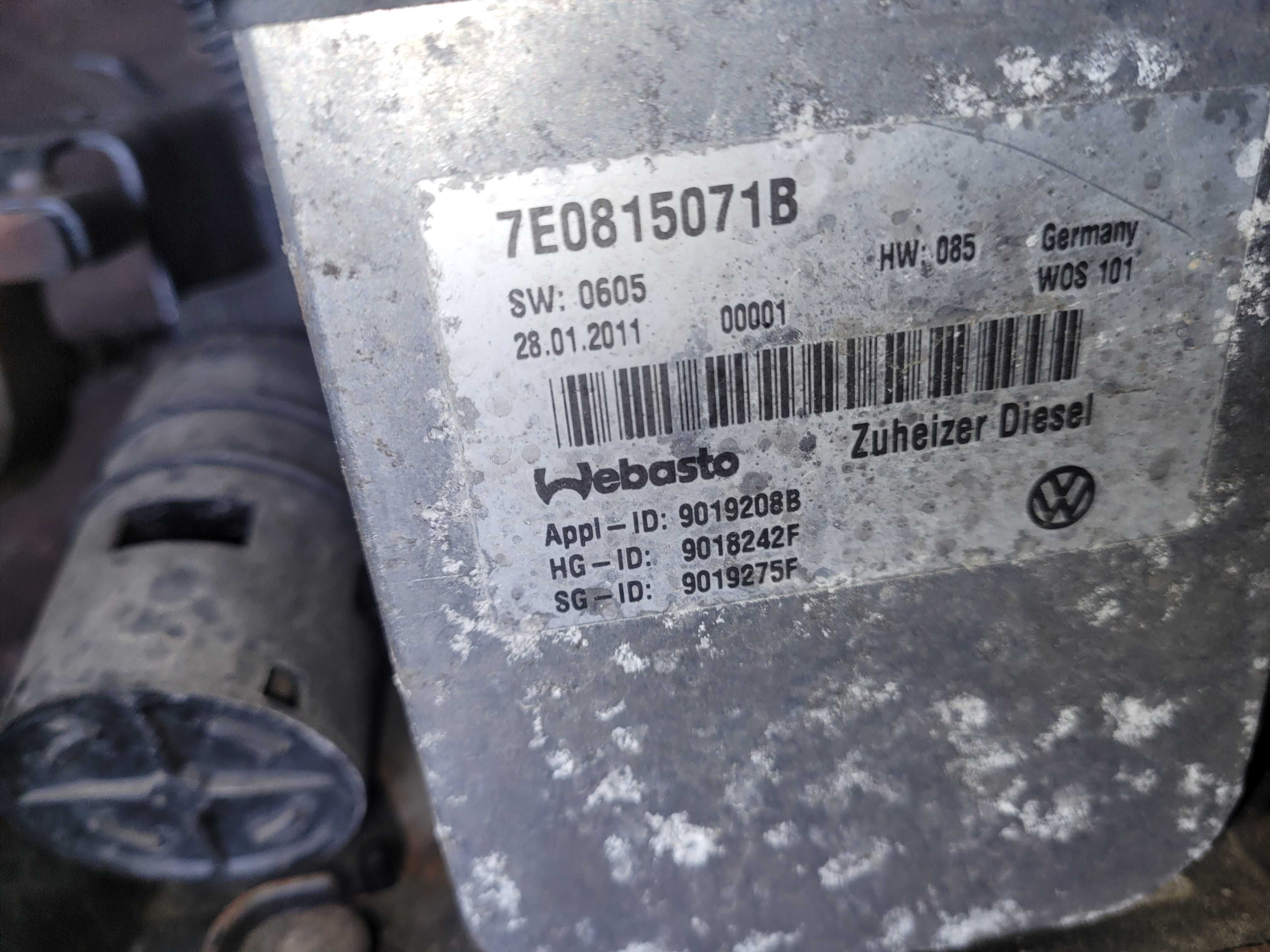Webasto kompletne VW t5-t6