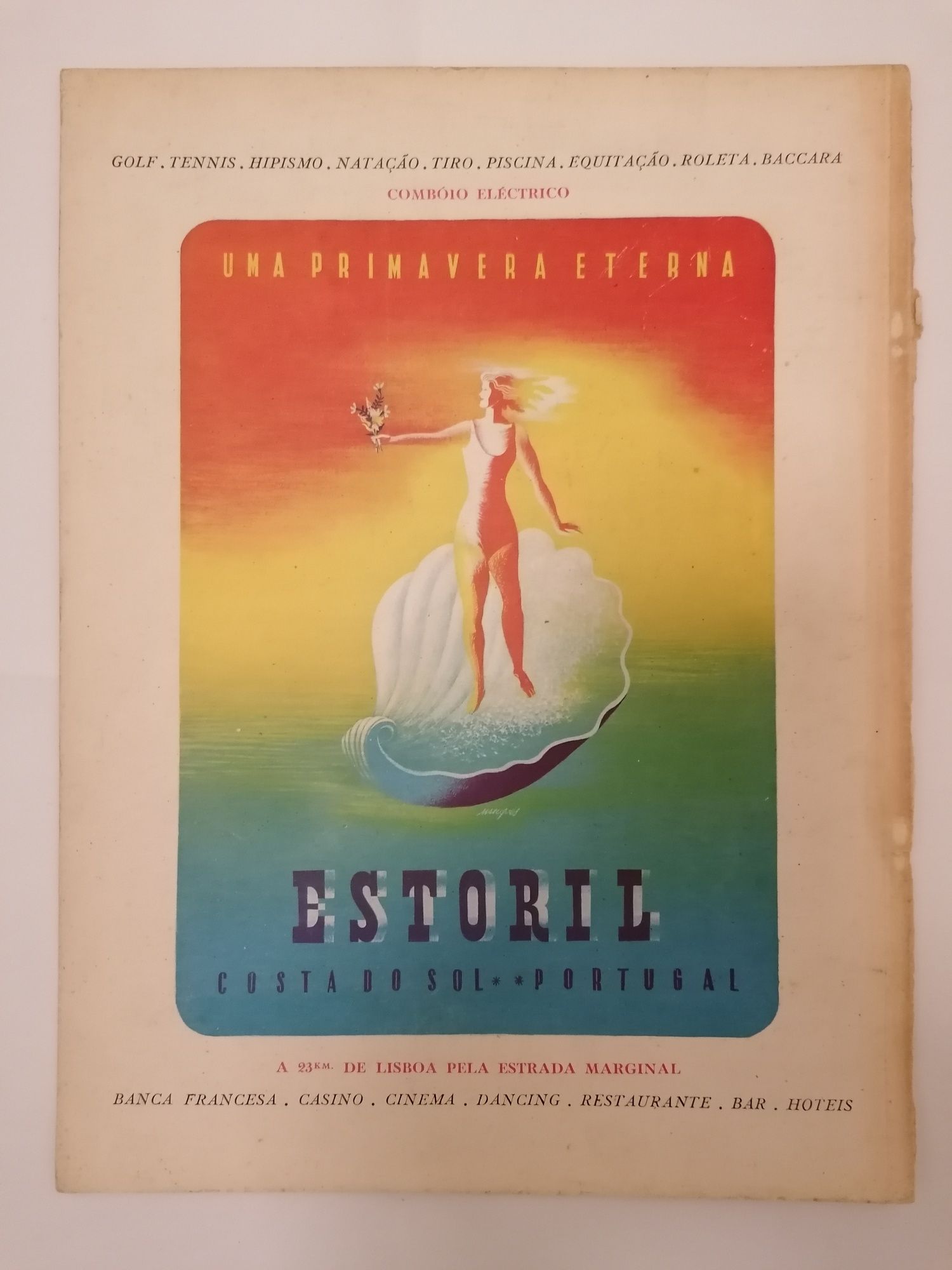 Pequenos cartazes Costa do Sol - Estoril de inícios da década de 1940