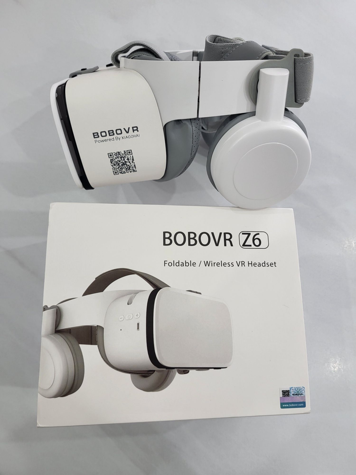Okulary gogle VR 3D 360° BOBOVR Z6 z słuchawkami do telefonu