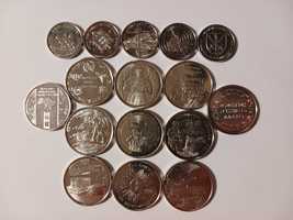 Набір 10 гривневих монет ЗСУ з 16 шт. 2019-2023