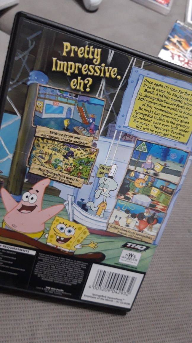 Gra na PC Spongebob.