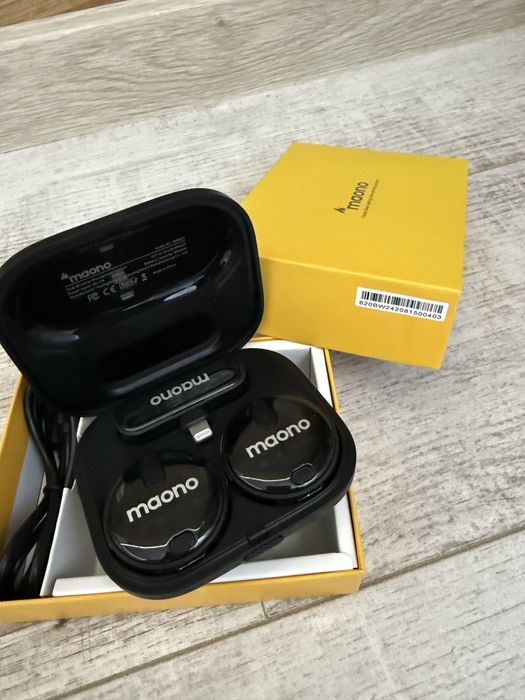 Бездротовий петличний мікрофон Maono нагрудний мікрофон lightning