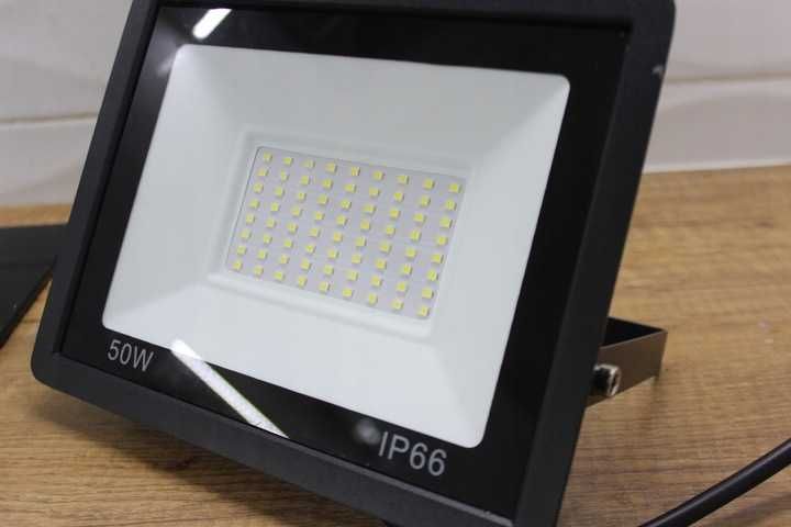 HALOGEN LAMPA naświetlacz LED 50w 4500lm model wapple shape p
