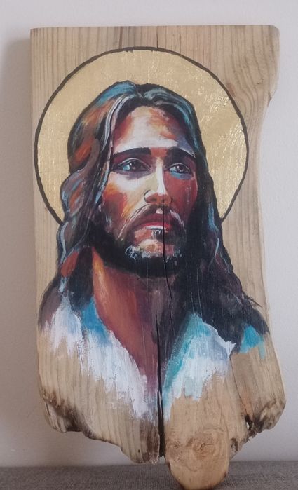 Chrystus obraz ręcznie malowany