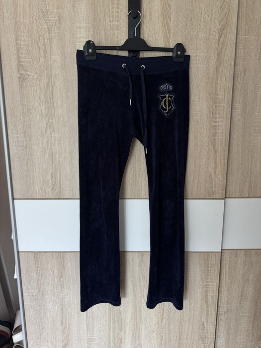Dresy Juicy Couture M Welur Logowane Spodnie Dres Vintage Cyrkonie