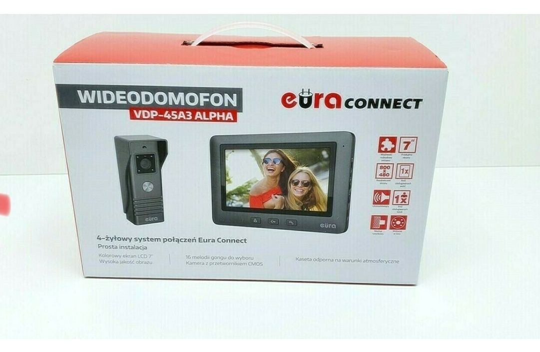 EURA Connect VDA-45A3 ALPHA Wideodomof NOWYon