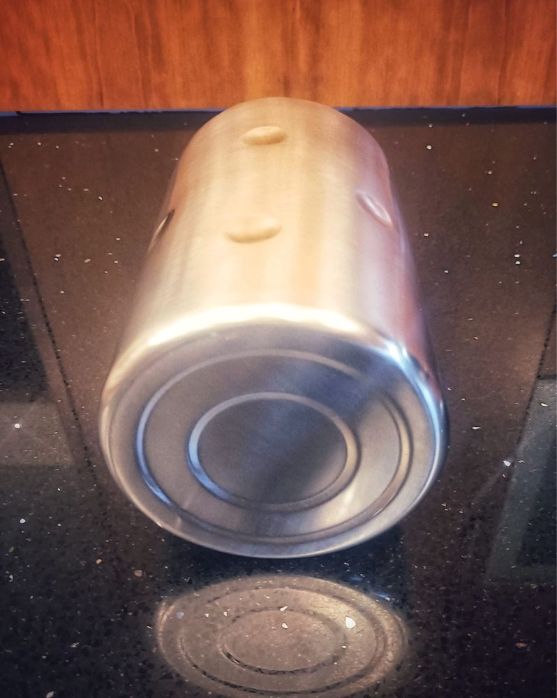 Balde de gelo em aço inoxidável um muito bom estado