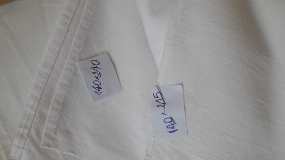 Prześcieradła białe 100% bawetny