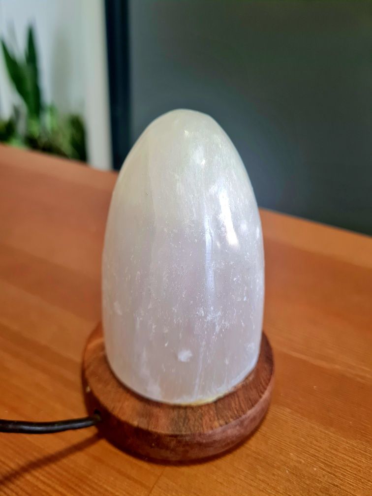 Candeeiros de Selenite led com formas