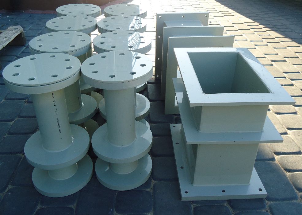 Kanały wentylacyjne, kanały ściekowe z PVC, PP, PE