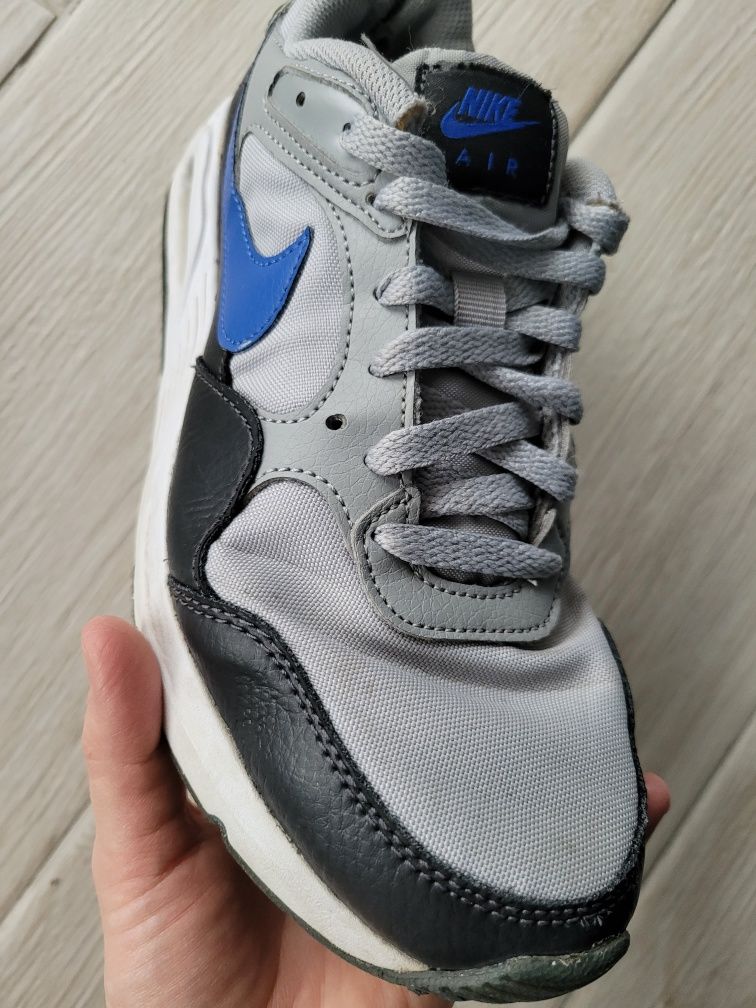 Szaro czarne męskie buty do kostek na wiązanie Nike Air Max SC 40