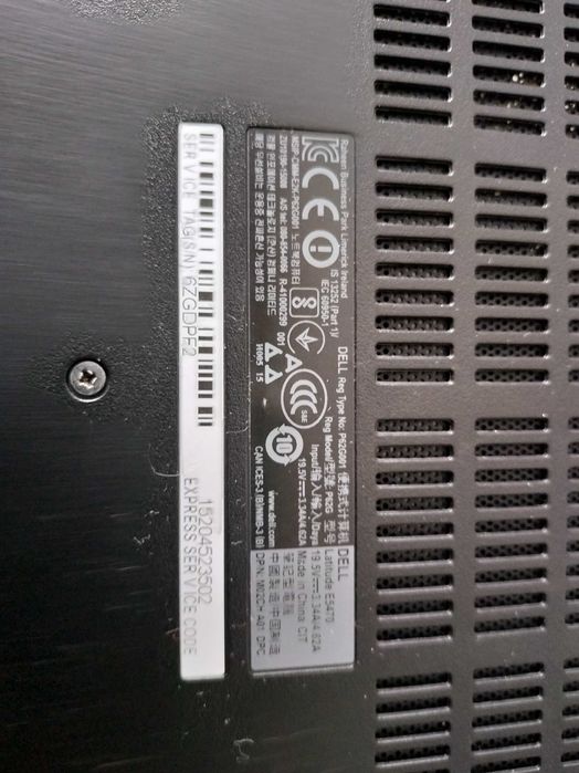 Dell Latitude E5470 i3-6100U 8GB 250GB 1920x1080 Windows 10 Home ładny