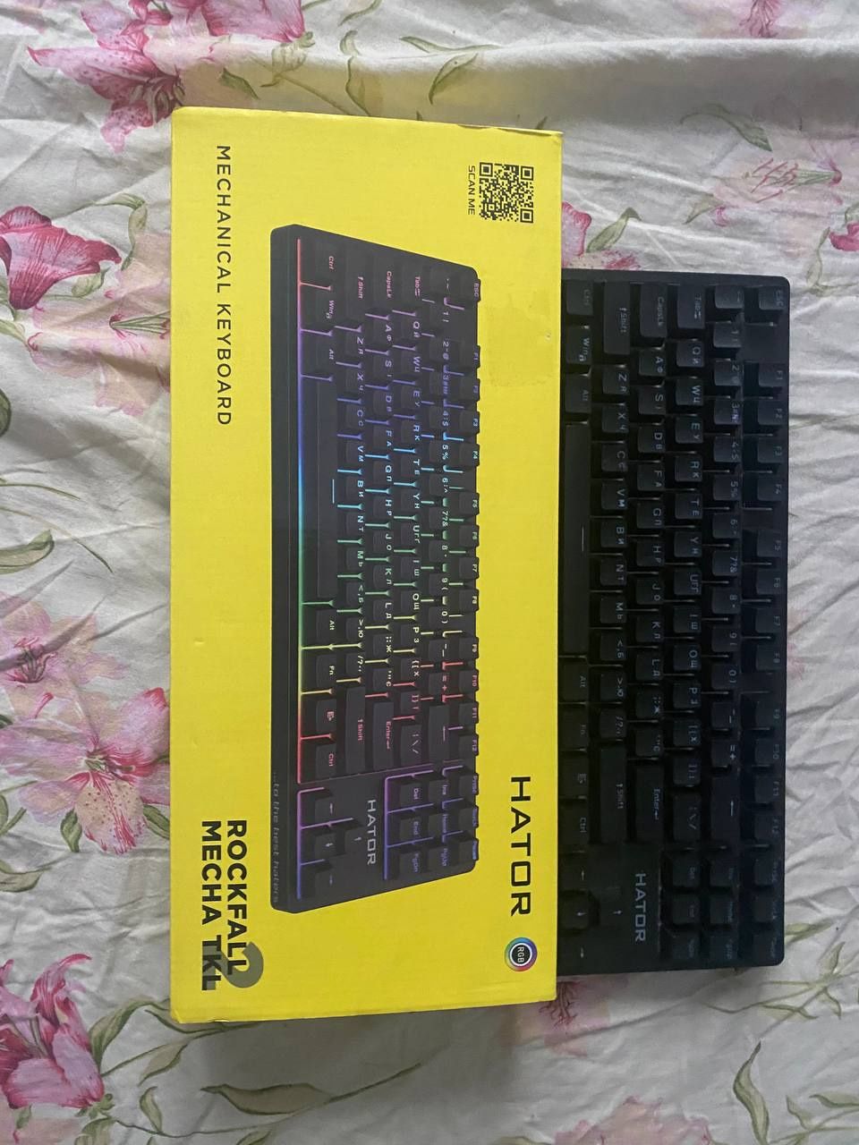 Клава-hator rockfall mecha tkl