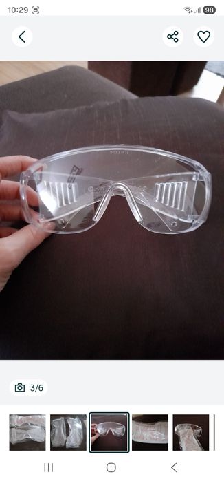 Okulary ochronne nowe