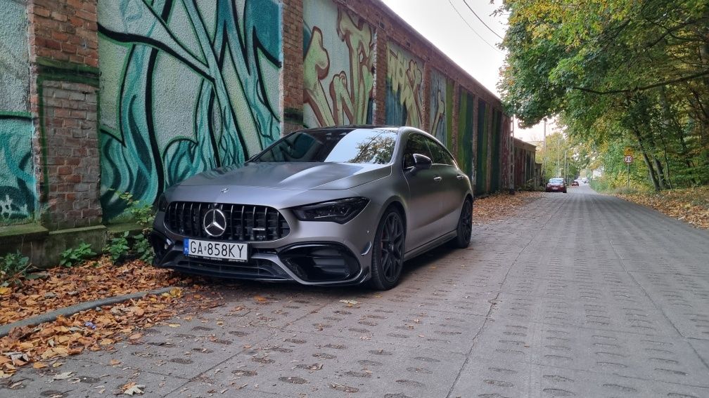 Mercedes AMG CLA 45s Shooting Brake 421 KM Wynajem Trójmiasto.