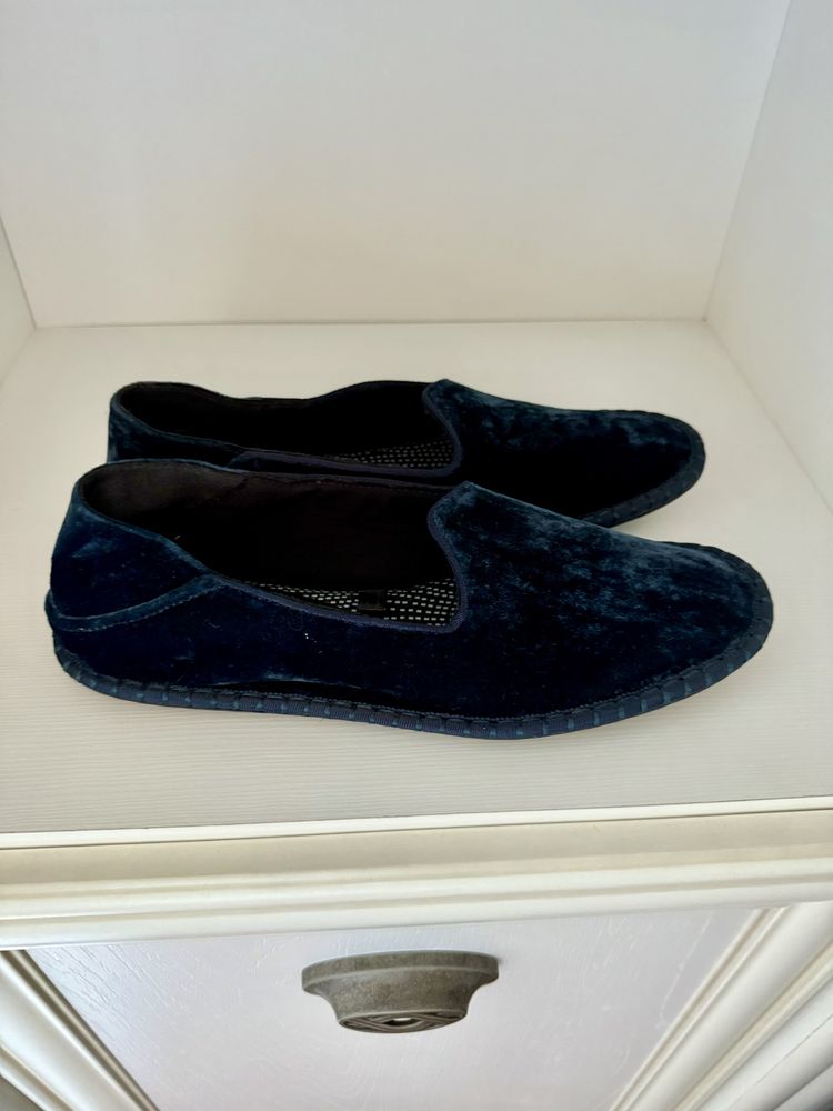 Бархатные мокасины. 39 р. Zara