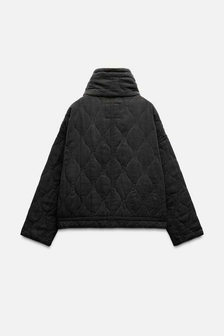 Стеганая куртка zara