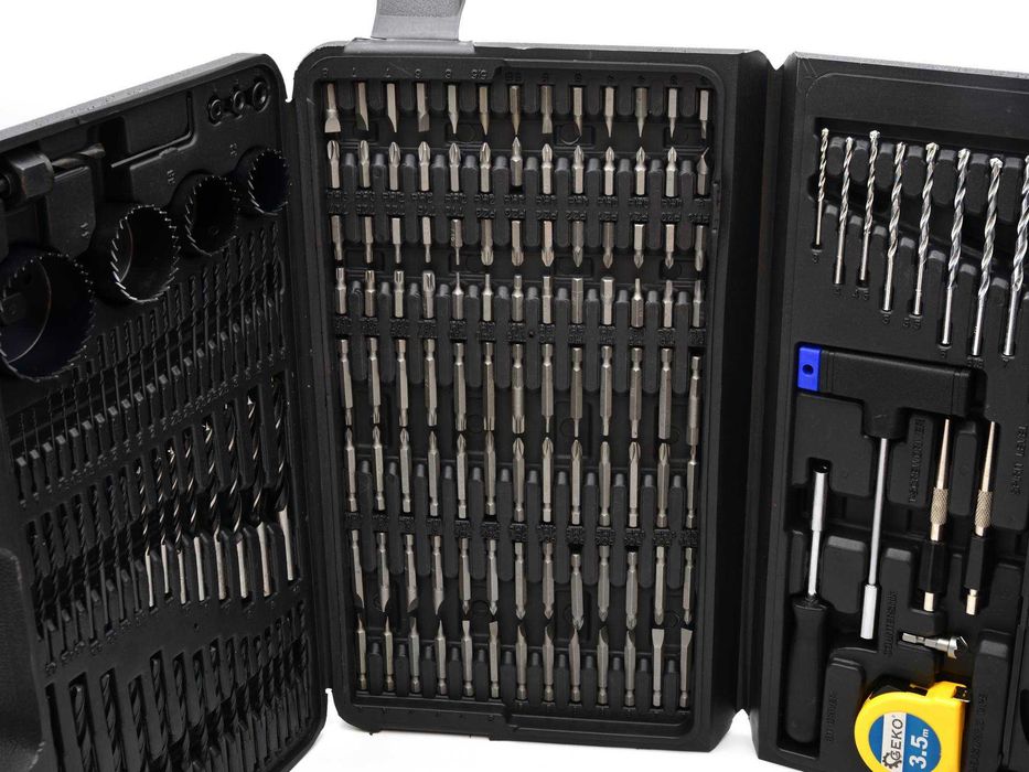 Набір свердел біт та інструменту 217 шт Geko 38113