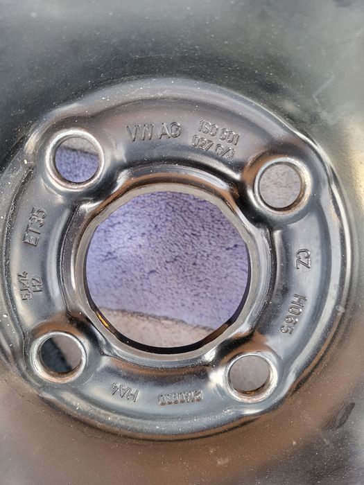 Диски R14 стальні 4×100 ЕТ 35  ковпаки VW Up