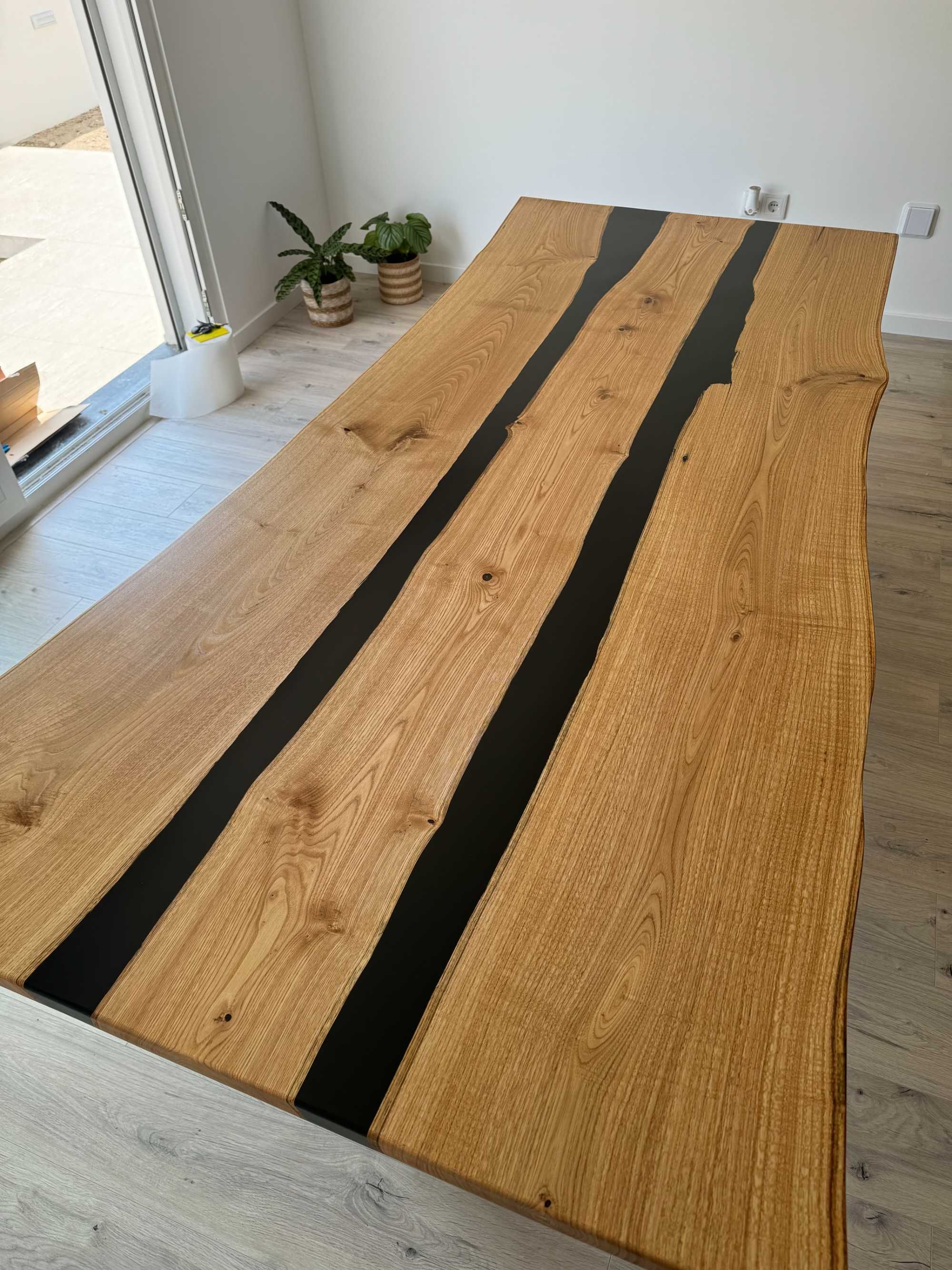 Live edge table, oak, chestnut, acacia, exotic woods made to measure