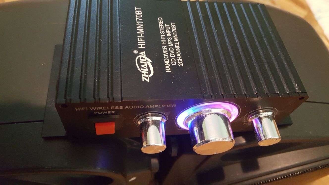 Kompletny zestaw wzmacniacz hi-fi bluetooth głośniki