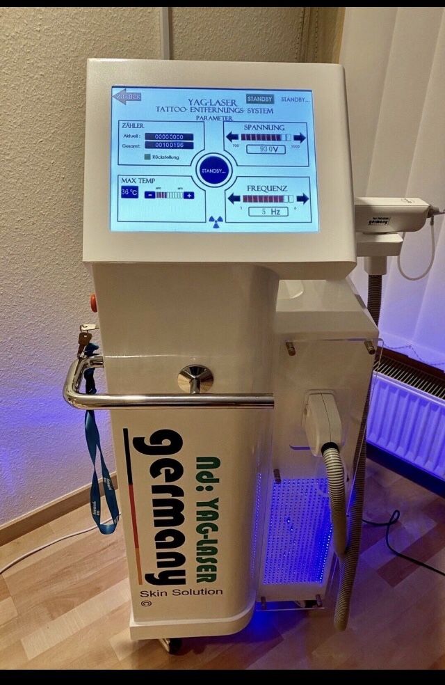 Laser do usuwania Tatuaży i makijaż permanent Q-Switched Nd: YAG LASER