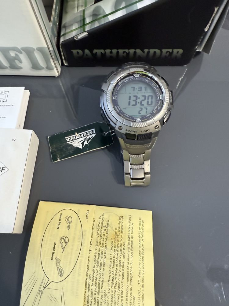 CASIO PAW-1100T PATHFINDER Męski zegarek na rękę