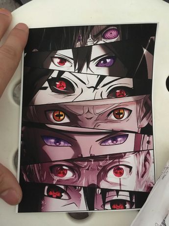 Poster Naruto em tecido