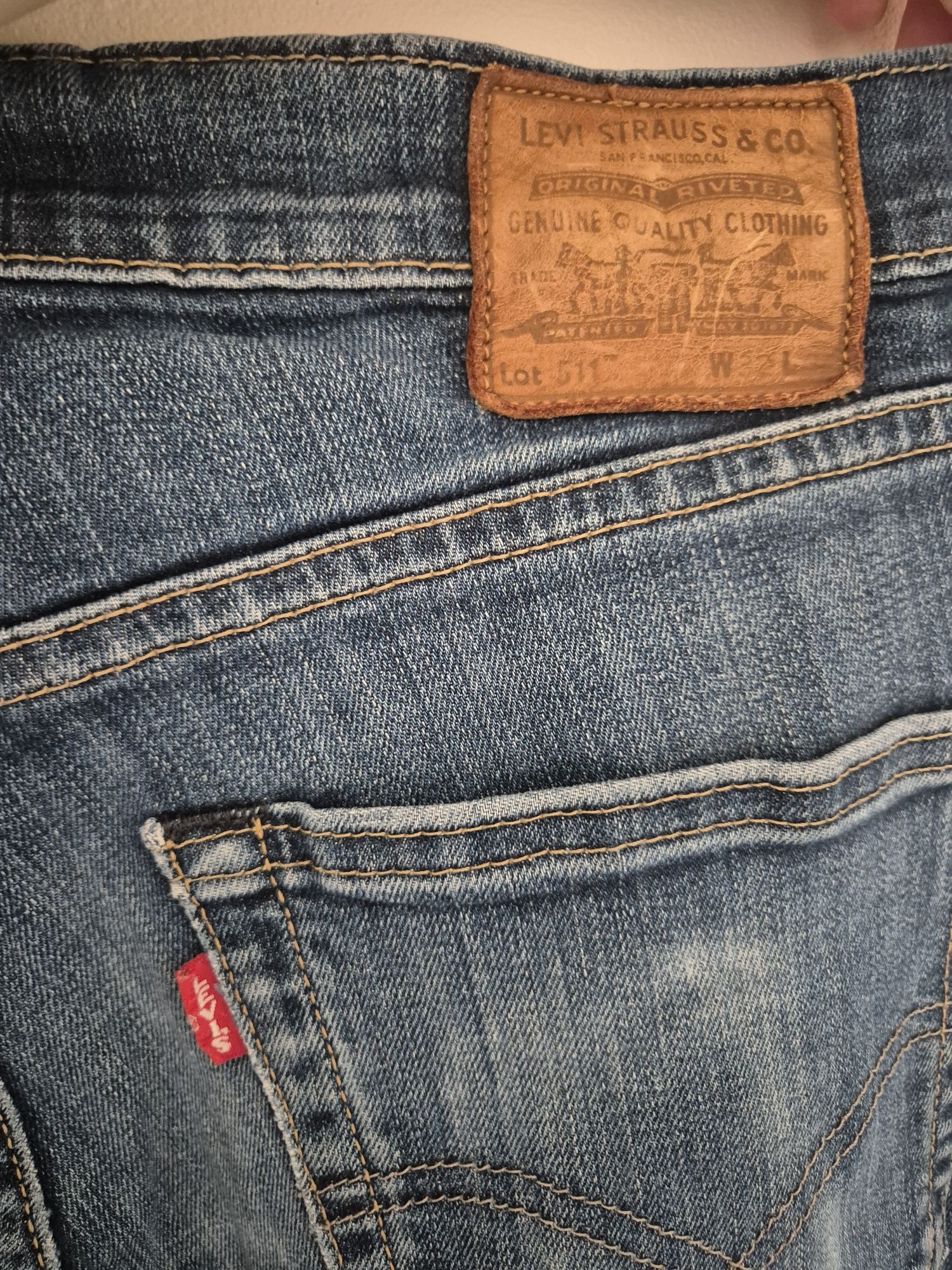 Levi's 511 męskie W32L34 super stan
