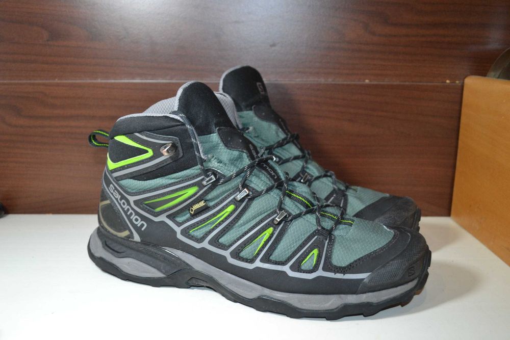 salomon x ultra mid gtx 46.5р ботинки кожаные тактические с мембраной