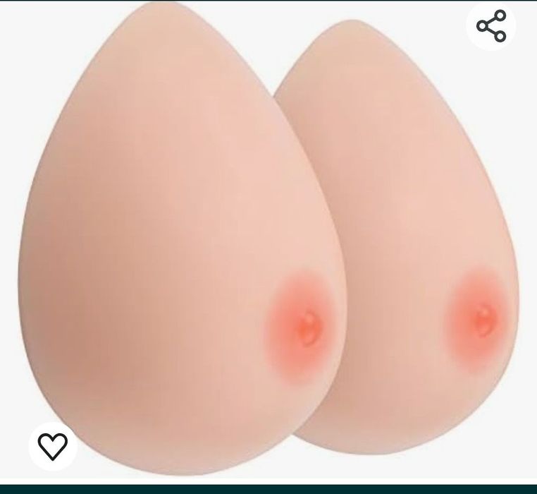 Para silikonowych piersi wkładki do biustonosza IVITA Crossdresser (IV