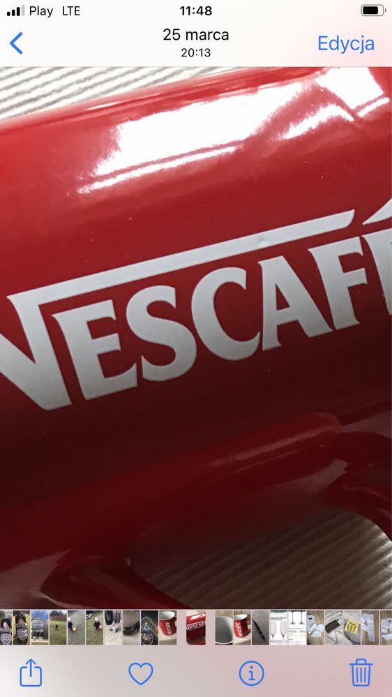 Kultowy kubek Nescafe 325 ml.