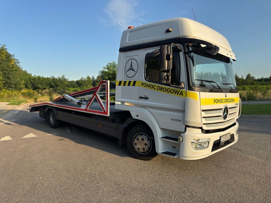 Mercedes-Benz Atego 1023 Autolaweta na dwa auta Pomoc Drogowa