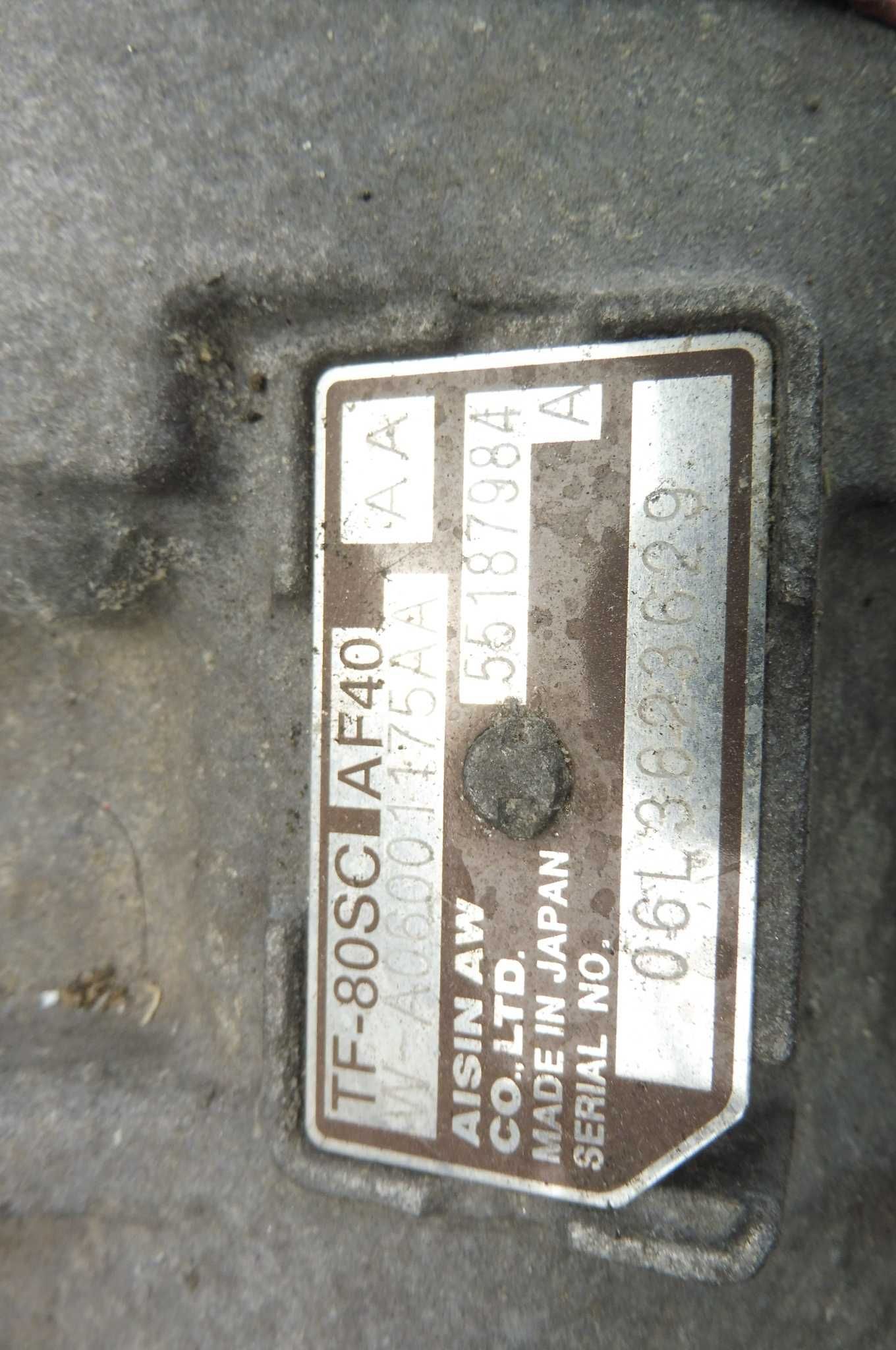 Skrzynia biegów automat Alfa 159 3.2 JTS AF40 Q4