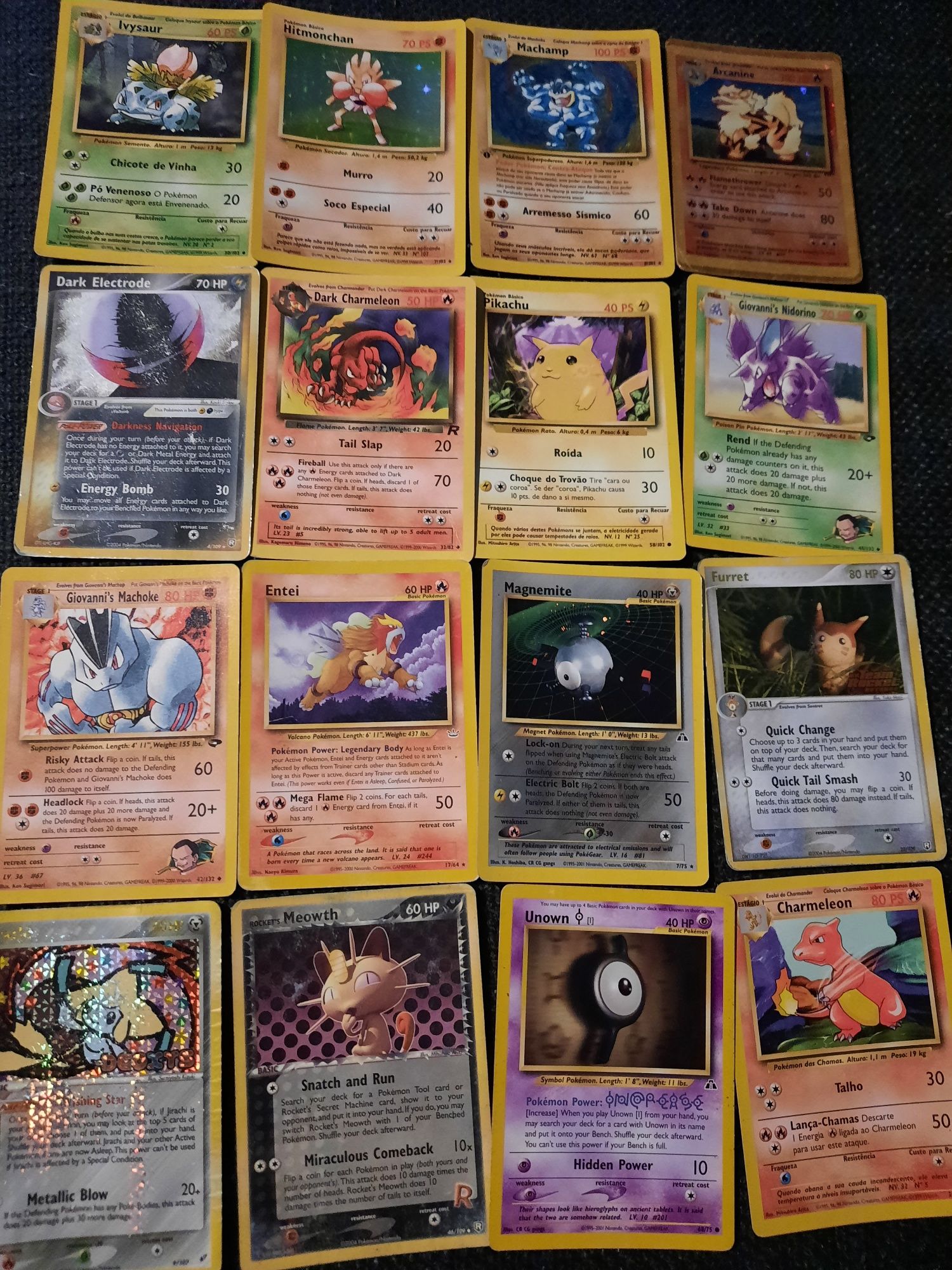 Cartas pokemon 1a edicao!! Originais