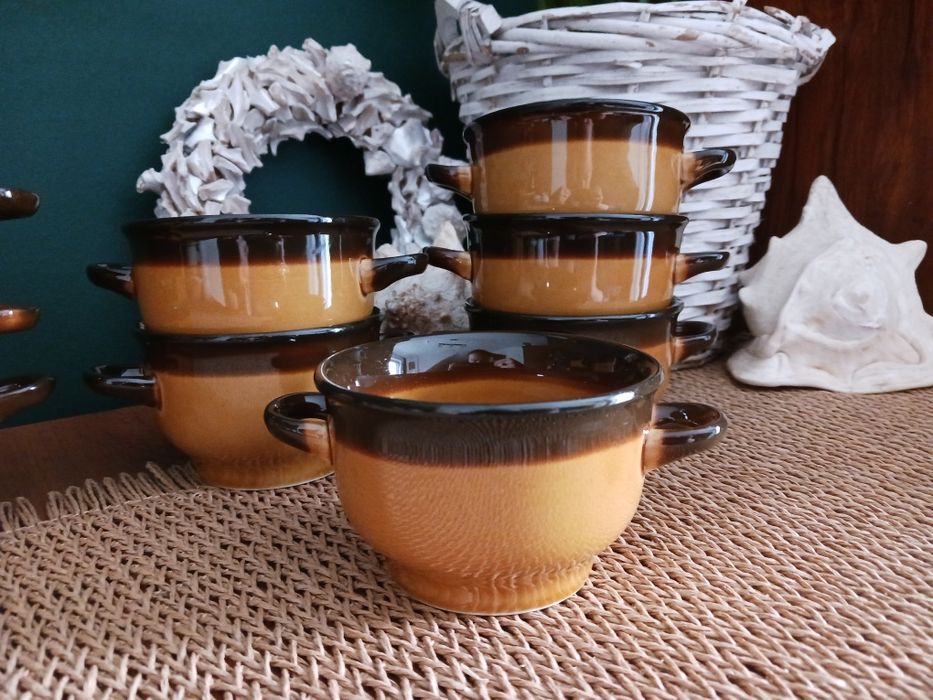 Zestaw miseczek z Pruszkowa porcelit
