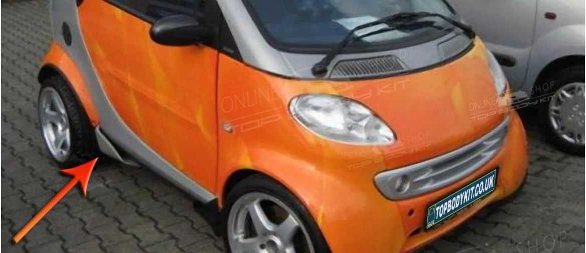 Alargadores smart fortwo brabus kit embaladeira