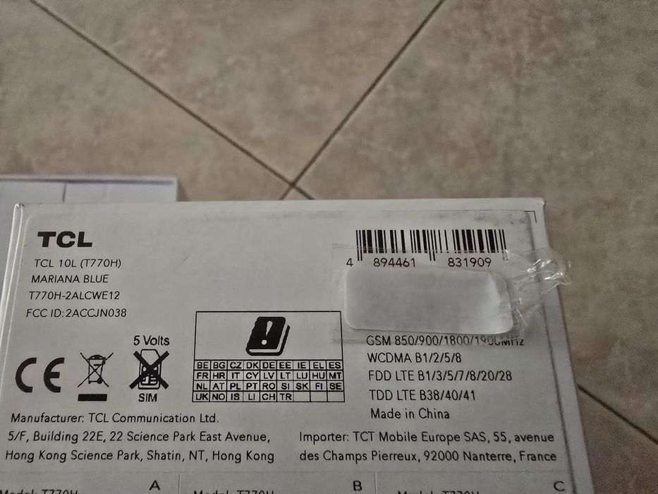 Smartphone TCL 10L (T770H)