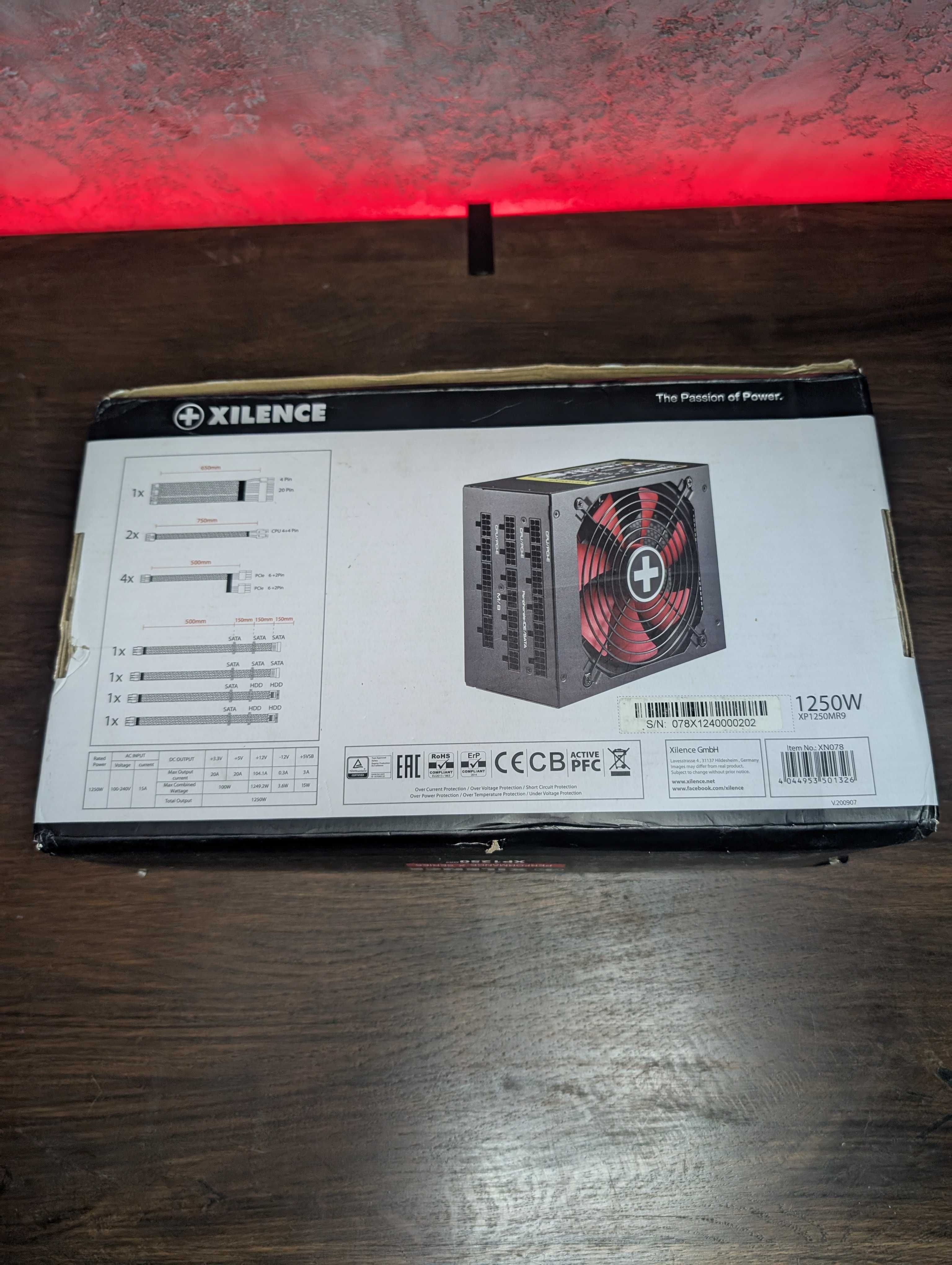 Блок живлення XILENCE Performance X XP1250MR9 1250w 80+ Gold