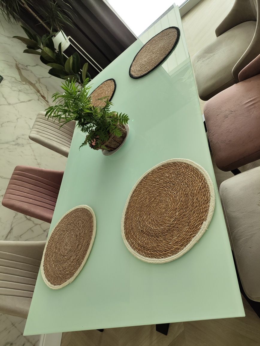 Sprzedam szklany blat 180x90cm do stołu plus 2x dokładka
