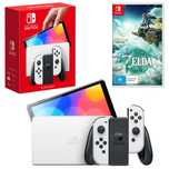 Nintendo Switch OLED + Zelda Tears of the kingdom + minecraftt